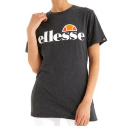 Ellesse Albany Womens Tee (Dark Grey Marl)