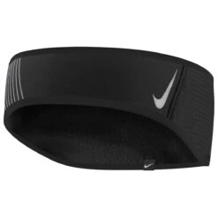 Nike Mens 360 Headband (Black/Silver)