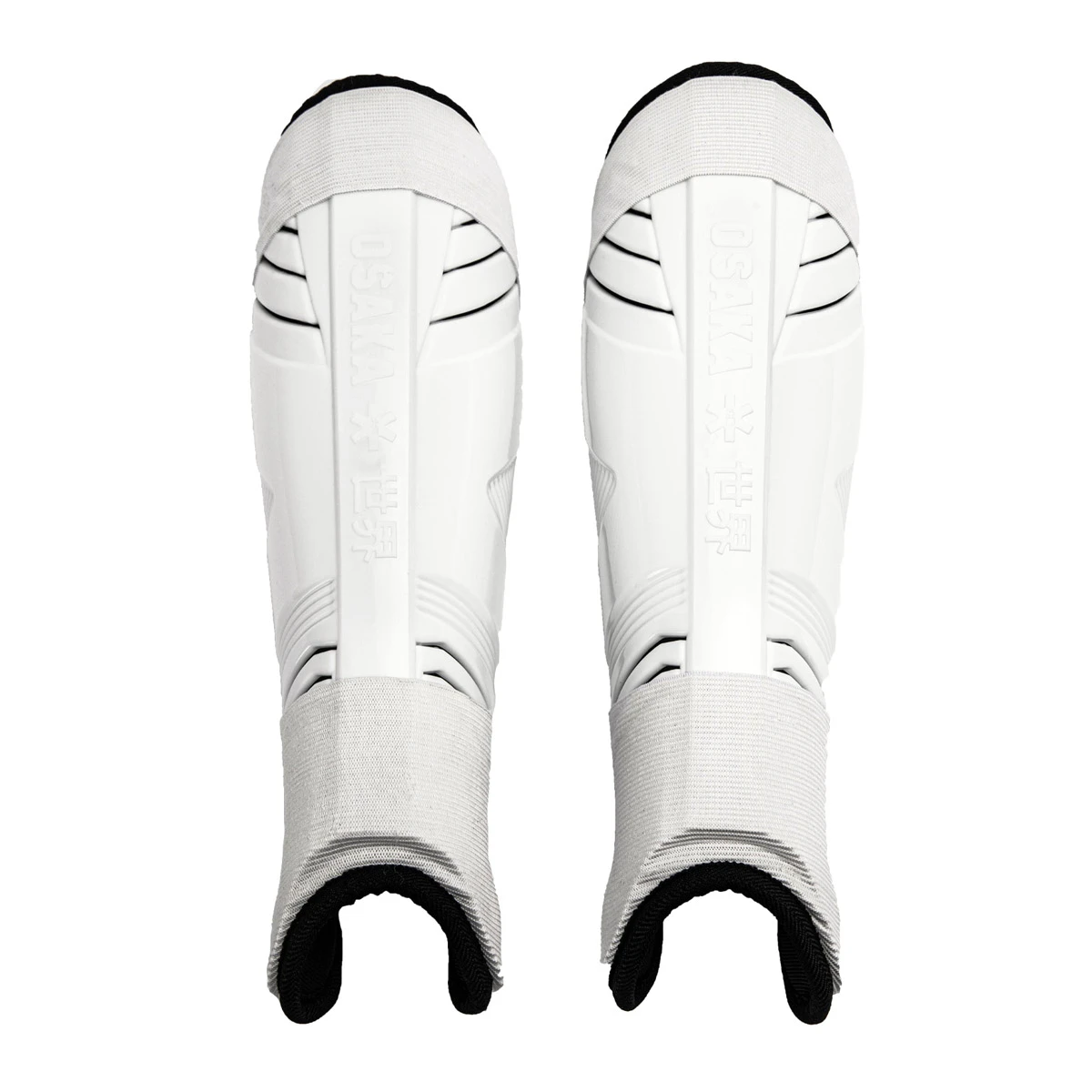 Osaka Elite Hockey Shinguards (White Black)