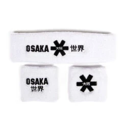 Osaka Sweatband Set (White-Black)