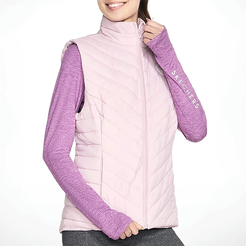Skechers Go Shield Everyday Womens Gilet (Pink) - Image 3