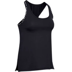 Under Armour Knockout Tank Womens Tank (Black-Black-White)