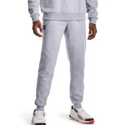 Under Armour Rival Fleece Mens Jogger (Mod Gray-Light Heather-Onyx White)