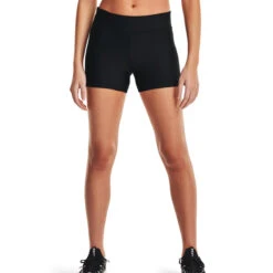 Under Armour Womens HG Armour Mid Rise Shorty (Black)