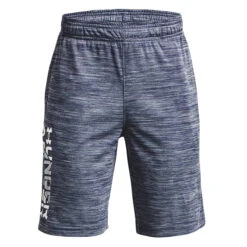 Under Armour UA Prototype 2.0 Wordmark Junior Shorts (Midnight Navy Light Heather-White)
