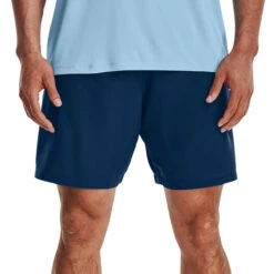 Under Armour Woven Graphic Mens Short (Varsity Blue-Blizzard)