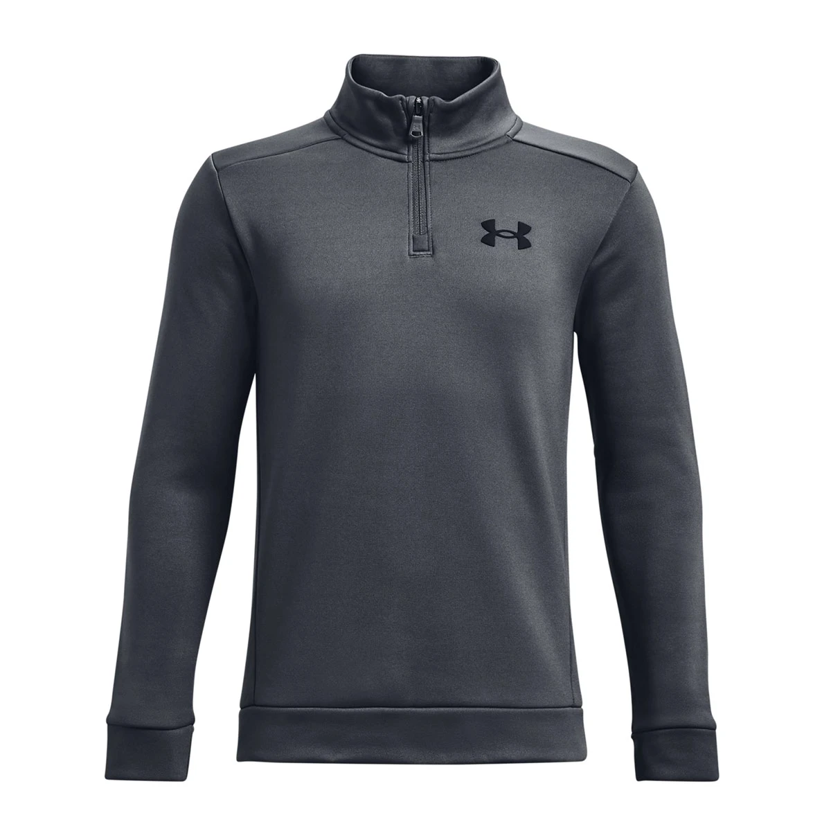 Under Armour Boys Fleece 1/4 Zip (Pitch Gray-Black)