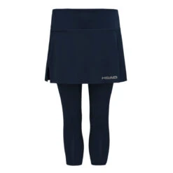 Head Club 3/4 Womens Tights Skort (Dark Blue)