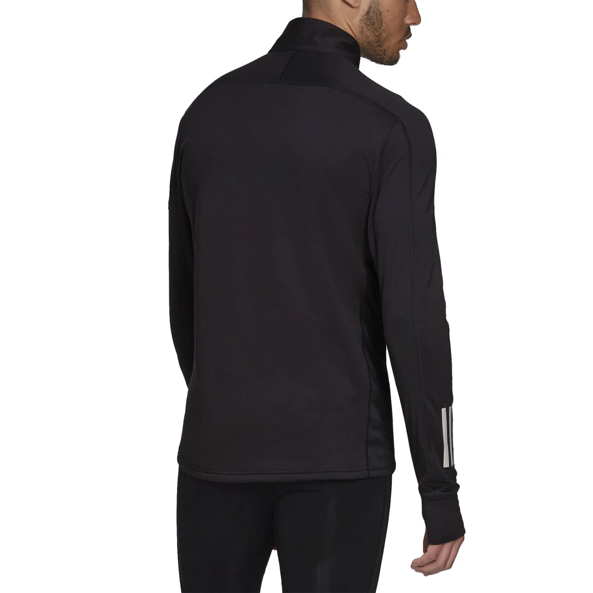 Adidas Warm Half Zip Mens Top (Black) - Image 2
