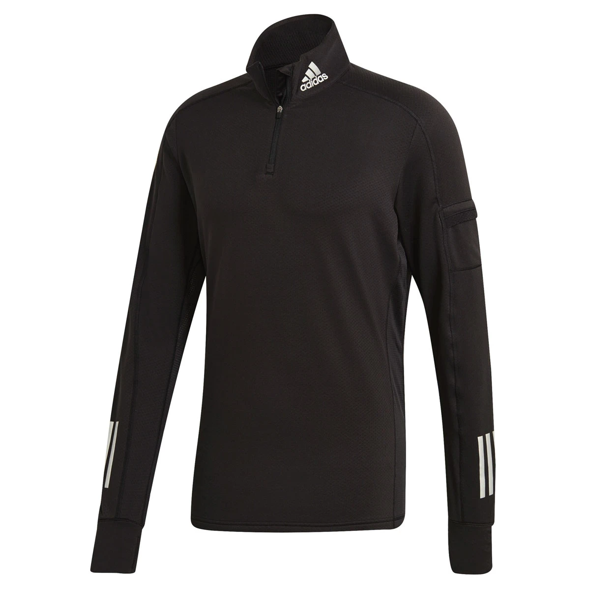 Adidas Warm Half Zip Mens Top (Black) - Image 3