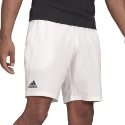 Adidas Club SW 7" Mens Short (White- Black)