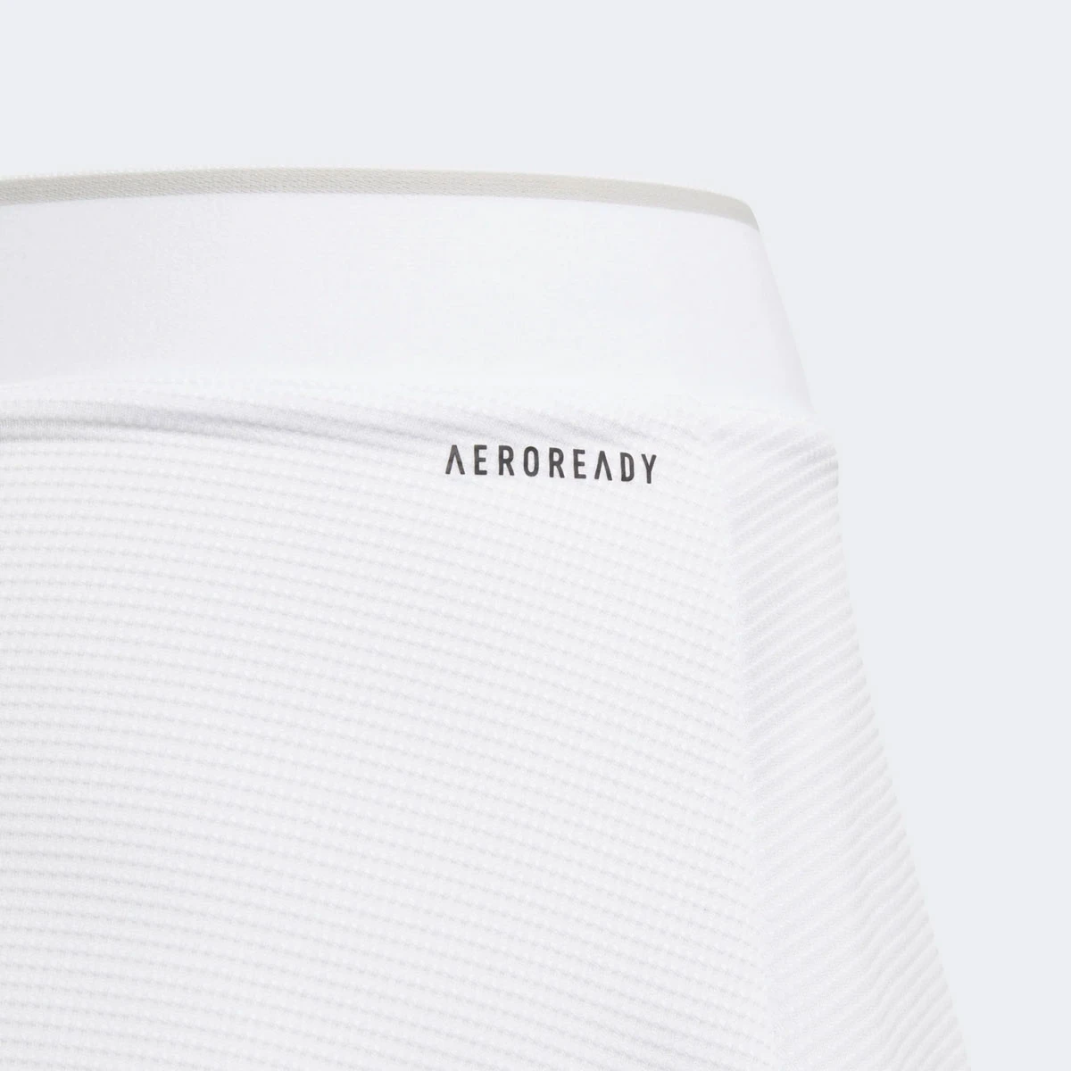 Adidas Club Girls Skirt (White-Grey Two) - Image 3