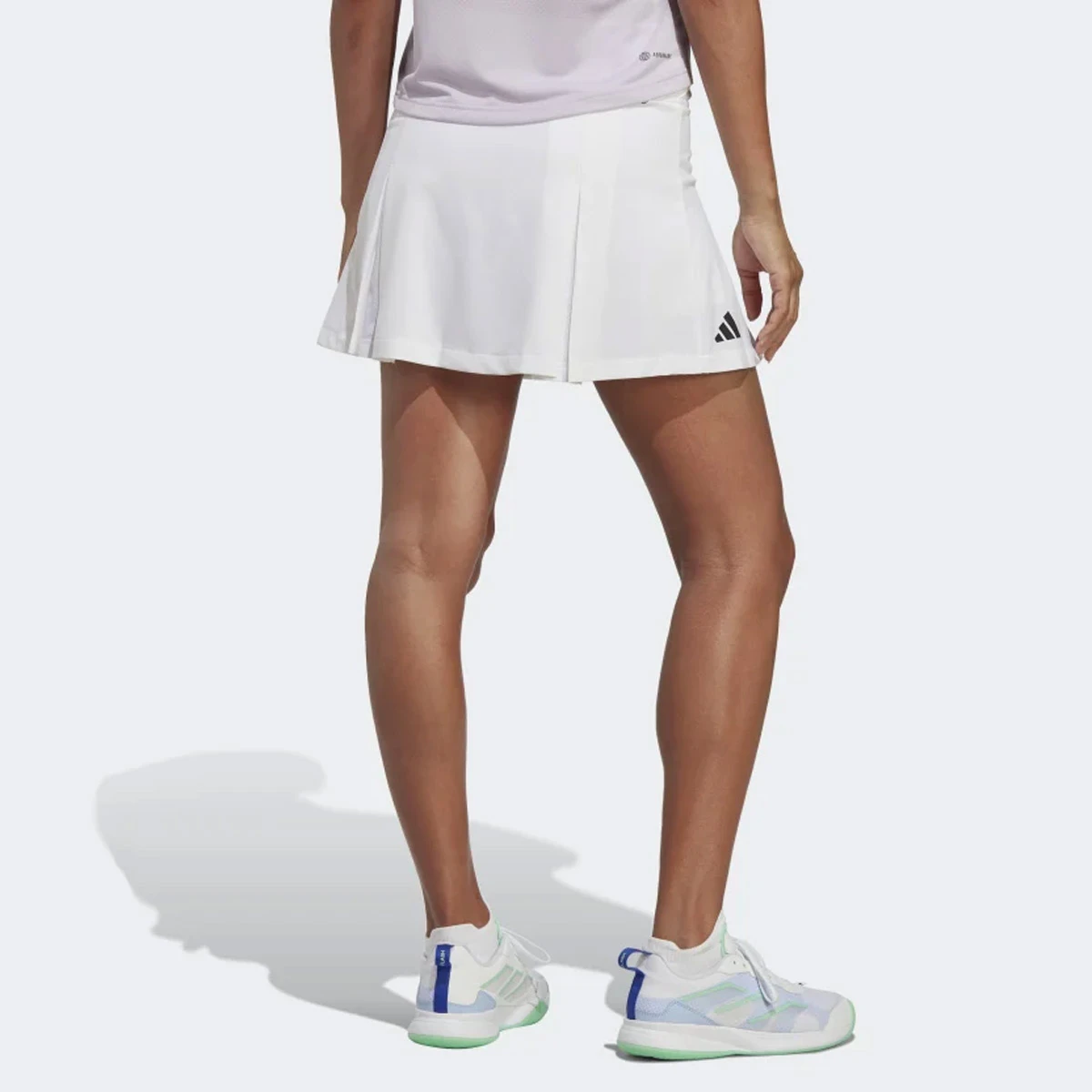 Adidas Club Pleated Womens Skirt (White) - Image 2