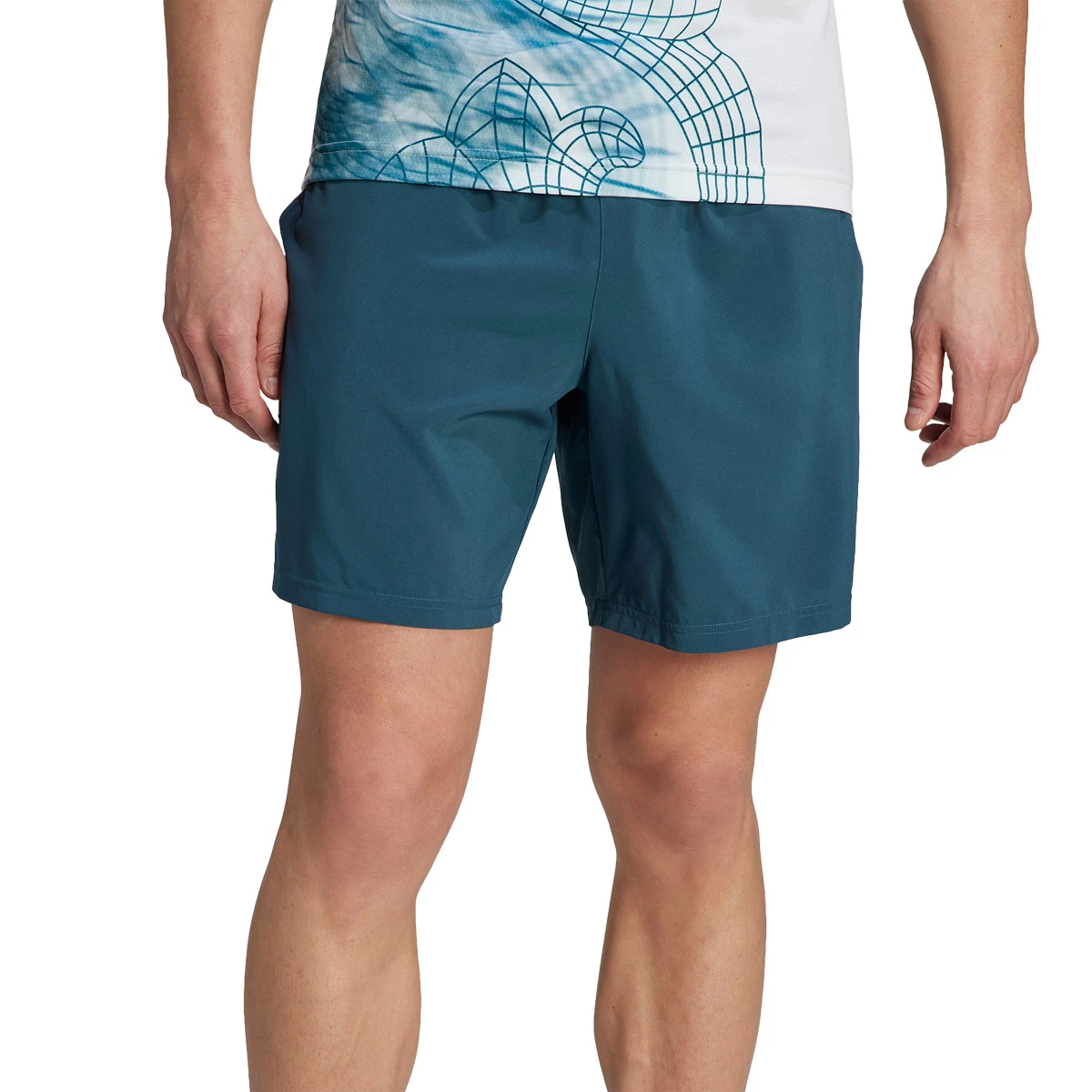 Adidas Club Mens Stretch Woven Shorts (Arctic Night) - Image 2