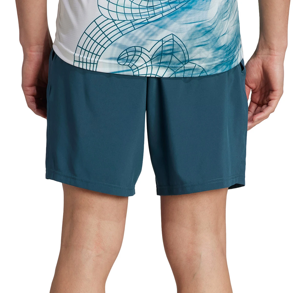 Adidas Club Mens Stretch Woven Shorts (Arctic Night) - Image 4